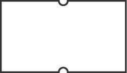 Non-Tamper Proof 21x12mm Freezer Grade Label