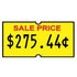 21x12mm Meto Fluoro Yellow SALE PRICE Permanent Label with Price