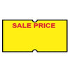 21x12mm Meto Fluoro Yellow SALE PRICE Permanent Label