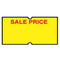 21x12mm Meto Fluoro Yellow SALE PRICE Permanent Label
