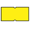Non-Tamper Proof 21x12mm Fluoro Yellow Permanent Label
