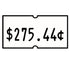 Non-tamper Proof 21x12mm Permanent Label with pricing on it