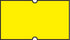 Non-Tamper Proof 21x12mm Meto Fluoro Yellow Removable Label