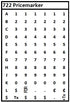Meto 722 Single-Line Price Gun Band Layout