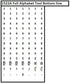 Meto 1522A Full Alphabet Two-Line Tool Band Layout for Bottom Line