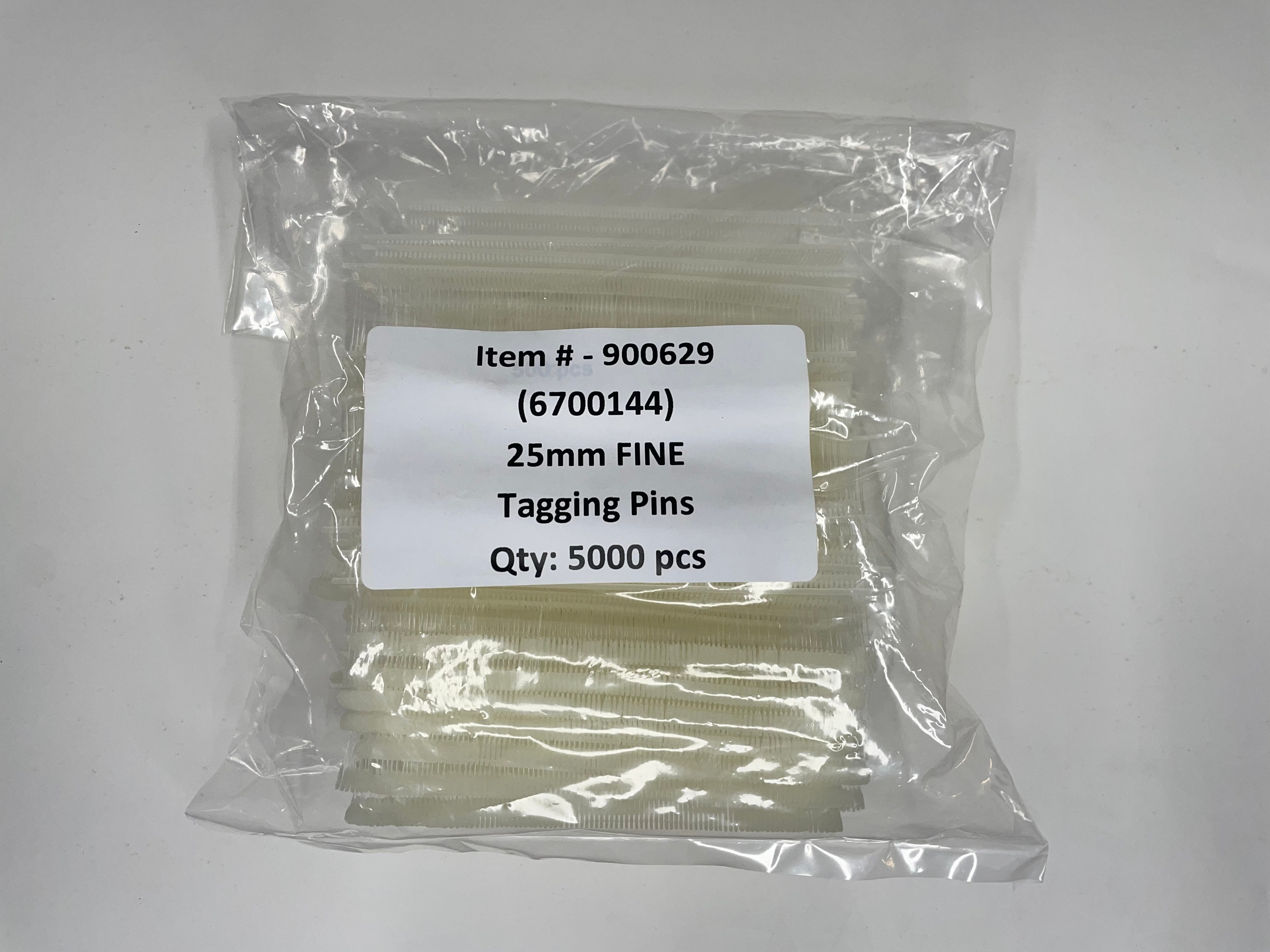 Pack of 25mm FINE Tagging Pins