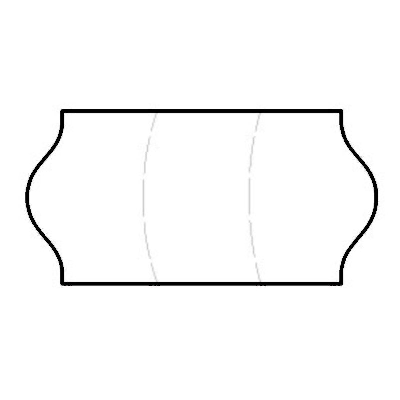 22x12 White Permanent Tamper Proof Label