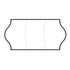 22x12 White Permanent Tamper Proof Label