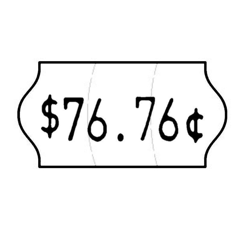 22x12mm Meto Permanent Adhesive Label
