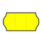 Tamper Proof 22x12mm Fluoro Yellow Meto Permanent Adhesive Label