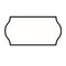 Non-Tamper Proof 22x12mm Removable Label