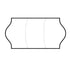 Tamper Proof 22x12mm Meto Freezer Grade Label