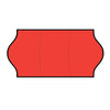 Tamper Proof 22x12mm Meto Fluoro Red Permanent Label
