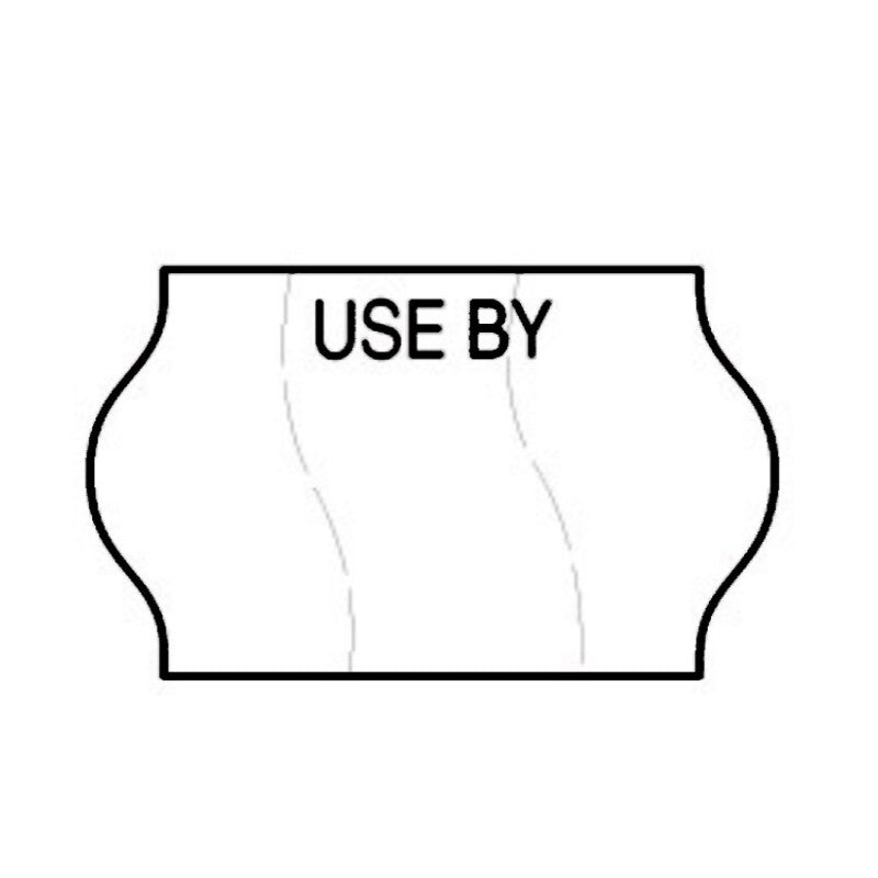 Tamper Proof 18x11mm Meto USE BY Permanent Label