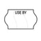 Tamper Proof 18x11mm Meto USE BY Freezer Grade Label
