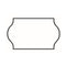18x11 White Freezer Non-Tamper Proof Label