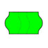 Tamper Proof 18x11mm Meto Fluoro Green Permanent Label
