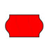Tamper Proof 18x11mm Meto Fluoro Red Permanent Label