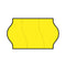 Tamper Proof 18x11mm Meto Fluoro Yellow Permanent Label