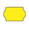 Non-Tamper Proof 18x11mm Meto Fluoro Yellow Removable Label