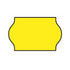 Non-Tamper Proof 18x11mm Meto Fluoro Yellow Removable Label