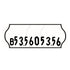 26x12mm Meto Permanent Label with Batch Code