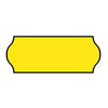 Non-Tamper Proof 26x12mm Meto Fluoro Yellow Permanent Label