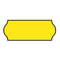 Non-Tamper Proof 26x12mm Meto Fluoro Yellow Permanent Label