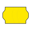 Tamper Proof 32x19mm Meto Fluro Yellow Permanent Label