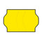 Tamper Proof 32x19mm Meto Fluro Yellow Permanent Label
