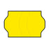 Tamper Proof 32x19mm Meto Fluro Yellow Permanent Label