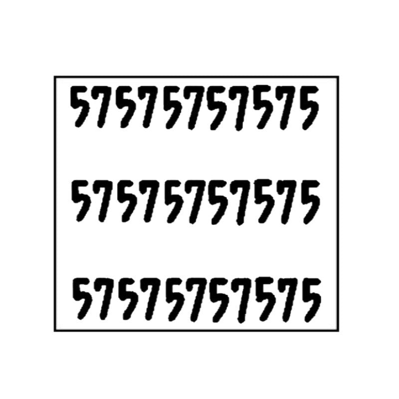 Non-Tamper Proof 29x28mm Meto Permanent Label with codes