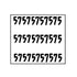 Non-Tamper Proof 29x28mm Meto Permanent Label with codes