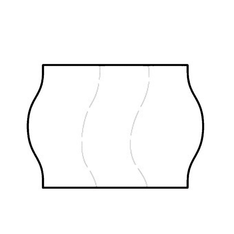 Tamper-Proof 22x16mm White Permanent Label