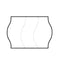 Tamper-Proof 22x16mm White Permanent Label