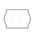Tamper-Proof 22x16mm White Permanent Label