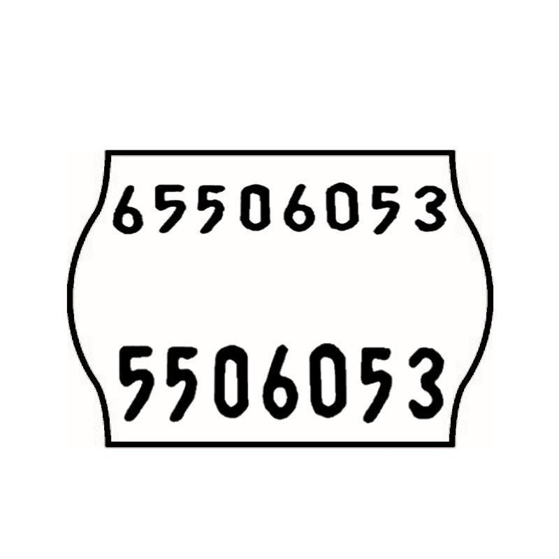 22x16mm Removable Adhesive Labels, Non-Tamper Proof