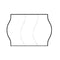 Tamper Proof 22x16mm Removable Adhesive Label