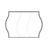 Tamper Proof 22x16mm Removable Adhesive Label