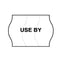 Tamper Proof 22x16mm Meto USE BY Permanent Label