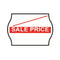 Non-Tamper Proof 22x16mm Meto SALE PRICE with Slash Removable Label