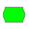 Tamper Proof 22x16mm Meto Fluoro Green Permanent Label