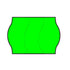 Tamper Proof 22x16mm Meto Fluoro Green Permanent Label