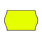 Non-Tamper Proof 26x16mm Meto Fluoro Yellow Removable Label