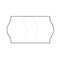 Tamper Proof 26x16mm Meto Permanent Adhesive Label