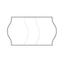 Tamper Proof 26x16mm Meto Permanent Adhesive Label