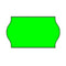 Non-Tamper Proof 26x16mm Meto Fluoro Green Permanent Label