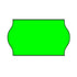 Non-Tamper Proof 26x16mm Meto Fluoro Green Permanent Label