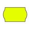 Non-Tamper Proof 26x16mm Meto Fluoro Yellow Permanent Label