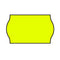 Non-Tamper Proof 26x16mm Meto Fluoro Yellow Permanent Label